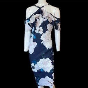 Off the shoulder floral summer dress